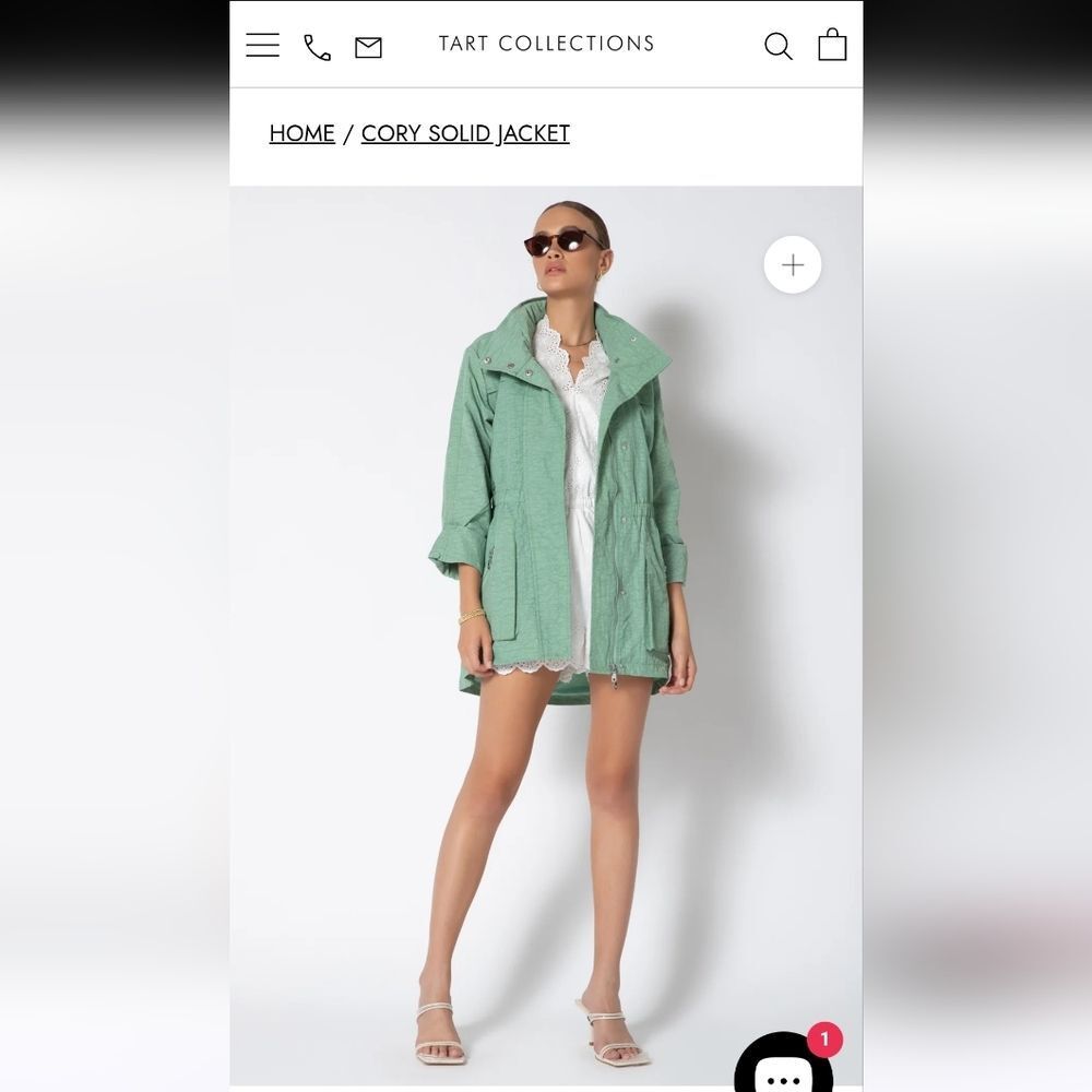 Tart Collections Cory Gorpcore Chic Luxe Utility Jacket Size 1x